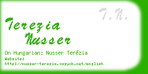 terezia nusser business card